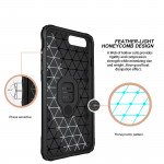 Wholesale Ultimate Shockproof 360 Ring Stand Case with Magnetic Metal Plate for iphone SE 2020 / 8 / 7 (Black)